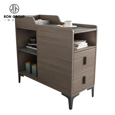 China Coffee table with storage drawers wholesales wooden bedside side desk living room furniture coffee tables sideboard cabinet with storage drawers for sale