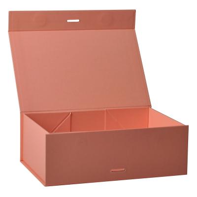 China Recyclable Wholesale Wedding Fancy Magnet Candy Custom Jewelry Packaging Paper Box Gift Box With Ribbon for sale