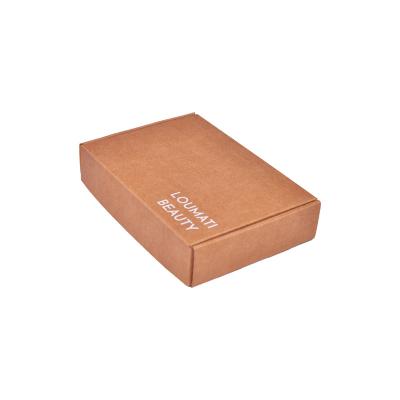 China Recyclable Custom Logo Print Small Business Brown Sunglasses Shipping Mailing Corrugated Paper Box For Hats for sale