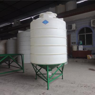 China High Quality Eco - Friendly Environmental Protection 3000L Plastic Cone Bottom Flow Storage Tank for sale