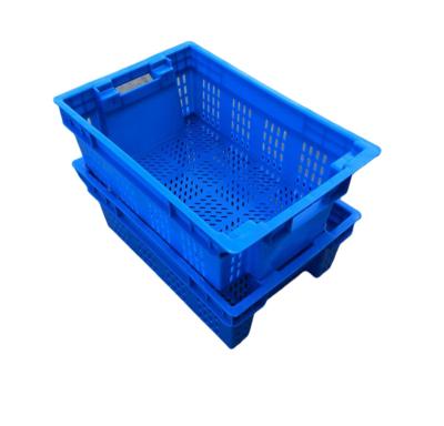 China Solid box thickened plastic box 600-205, plastic vegetable and fruit turnover crates, industrial plastic turnover transportation crates for sale