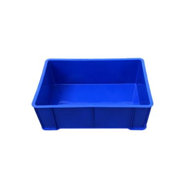 China Solid box factory 645 turnover box basket, fruit storage box, logistics rectangular transportation turnover plastic crates for sale