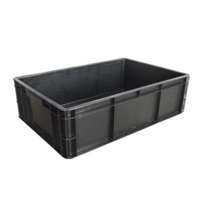 China Stackable Strong Box Cabbage Plastic Container Transport Crates EU4617 for sale