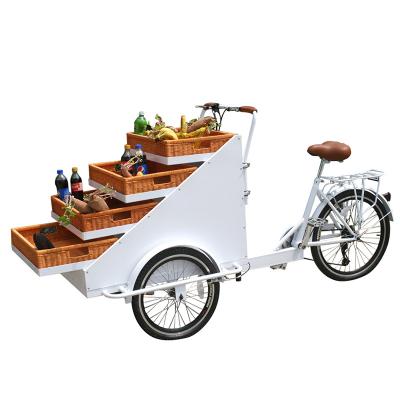 China Aluminum Alloy Free Tariff 3 Years Warranty Wholesale Cheap Cargo Bike Bicycle Fruit Food Power Pedal Prices For Sale for sale