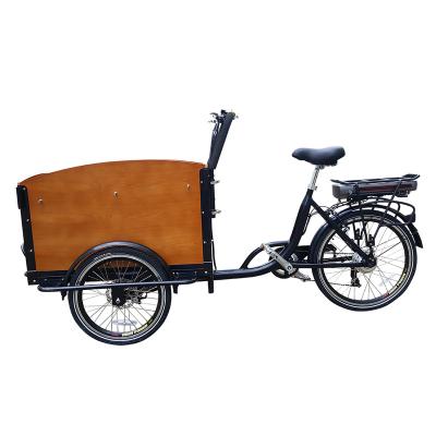 China Import Duty Steel Performance Zero Gears 7 Pedal Front Kids Box Electric Family Cargo Assisted Bike For Sale for sale