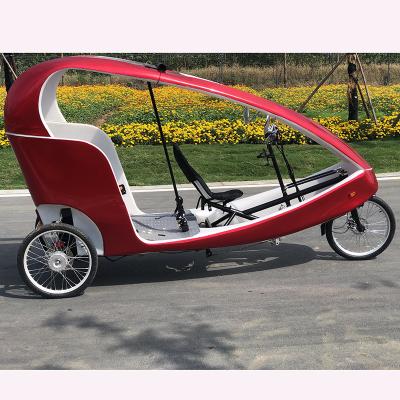 China 1000watt Passenger Motorized Taxi Drive Type Electric Rickshaw Pedicab for sale