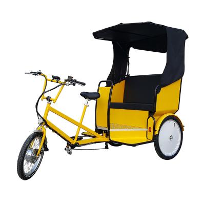 China 500watt Passenger Auto Motorized Electric Bicycle Pedicab Rickshaw For Sale for sale