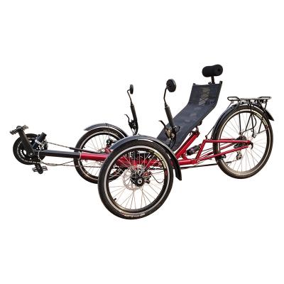 China Prompty Shipping Free Delivery 3 Wheel Door To Door Suspension Steel Free Duty And Recumbent Bicycle, Recumbent Trike for sale