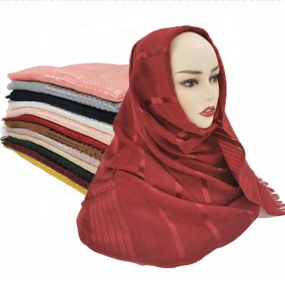 China New maxi ladies soft touch feeling long fall spring shawls soft muffler scarves muslim edge scarf simple elegant other scarves for sale