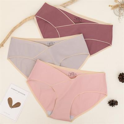 China Antibacterial Women's Underwear Menstrual Panties High Waist Pregnant Women Pure Cotton Menstrual Seamless Underwear for sale