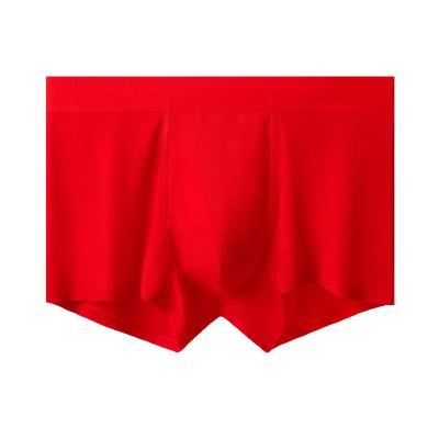 China Red Mens Underwear Sweated Spendex Fiber Mens Boxer Short Boxer Anti Bacterial Proof Seamless Underwear Anti Bacterial Short Boxer Shorts for sale