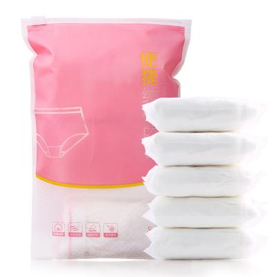 China 5 Pieces One Pack Portable Anti-Static Disposable Underwear Cotton Panties Customer Design for sale