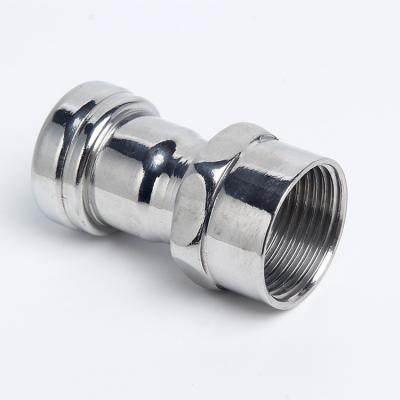 China Water Pipe Steel Pipe Fitting Tubing Push Fit Sanitary Connector SS 316l Water Fittings Price Instead Of Copper Fitting for sale