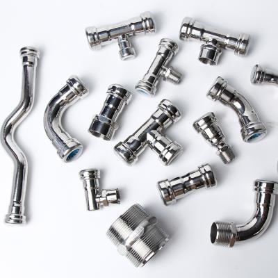 China Residential Water Pipe Quick Connect Water Fittings To Push SS316L Stainless Steel Fitting Fitting Plug For Water Pipe Fittings for sale