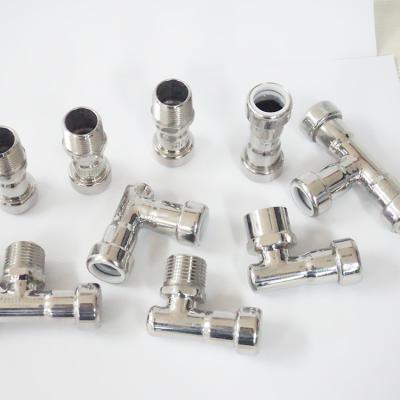 China Water Maker Pipe Fittings Reducing Sockets 316L Steel Pipe Connectors Liner For Cold And Hot Water Pipe Fittings for sale