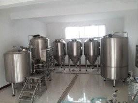 China 200L mini brewery equipment draught beer system for sale