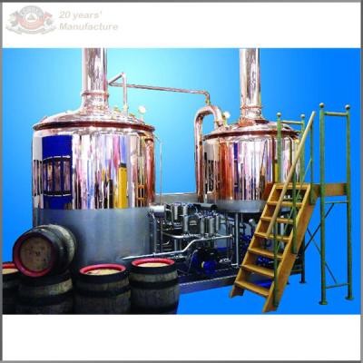 China 1000L automatic craft beer brewing machine for sale with three vessels brewhouse tanks for sale