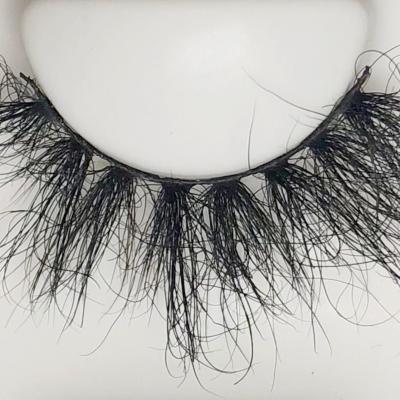 China Private label eyelashes 3d thick mink lashes wholesale hot seller bulk mink eyelashes 25mm mink eyelashes for sale