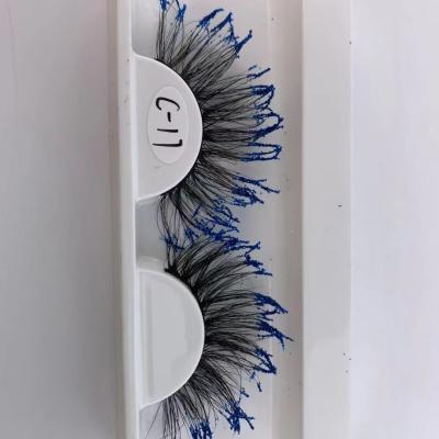 China New Arrival Thick Christmas Party Lashes 3D Mink Sparkle False Eyelash Strip Eyelashes for sale