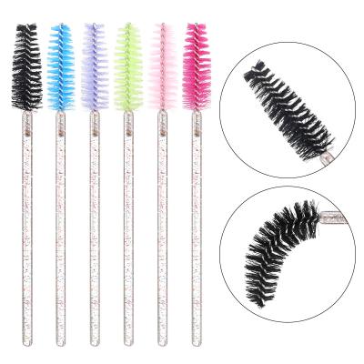 China Madame Beauty Hot Sale Diamond Eyelash Roller Eyelash Applicator Eyelash Glitter Brush for sale