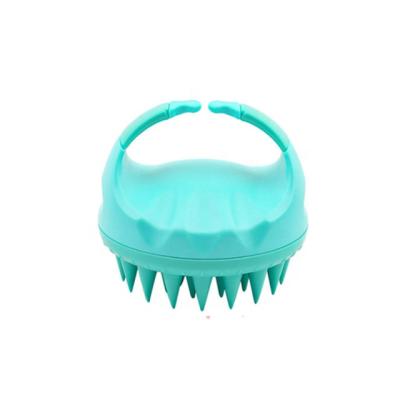 China Shampoo Brush BEAU MOUCHE Silicone Scrubber Dandruff Brush Silicone Bristle Hair Scalp Massager Head Shampoo Brush for sale