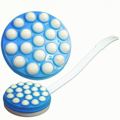 China EXFOLIATE High Quality BEAUFLY Body Massage Shower Brush Long Handled Bath Brush With Bath Cream for sale