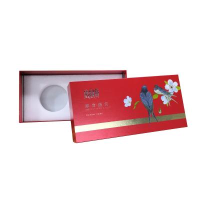 China RP Gift Box Packaging Box Recycled UV Printing Custom Paper Cosmetic Box Bird's Nest Size Materials Nest Recycled Gift Box for sale