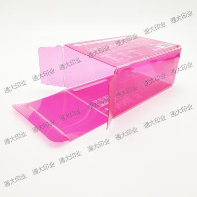 China Customized Recyclable Environmental Friendly PVC Plastic Box Frosted Self Supporting Gift Box Packaging Box for sale