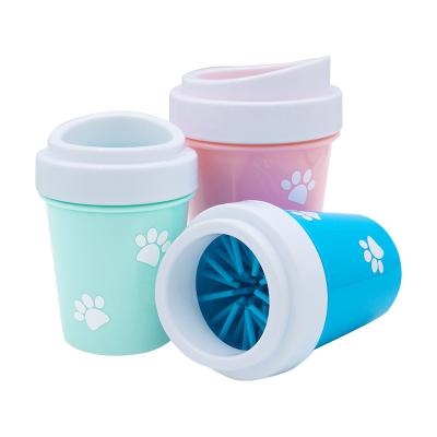 China Viable Wholesale Portable Dog Foot Wash Cup Paw Cleaner for sale