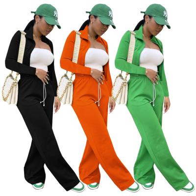 China Autumn Breathable Two Piece Suit 2021 New Jogger Breathable Leisure Set Women 2 Piece Set Clothing for sale