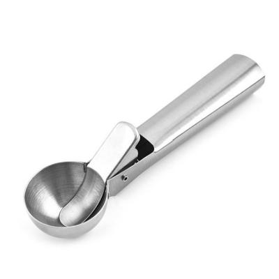 China 2021 High Quality China Factory Eco-Friendly New Design Amazon Stainless Steel Sustainable Kitchen Tools Scooper Ice Cream Scooper for sale