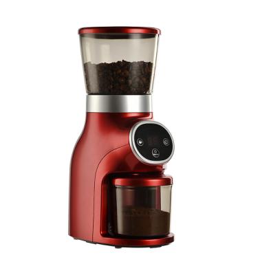 China 2021 Coffee Grinder Home Office Custom Logo Electric Coffee Grinder Stainless Steel Burrs Conical Coffee Grinder for sale