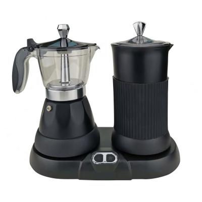 China 2021 wholesale viable new design cappuccino milk frother and espresso coffee maker for sale