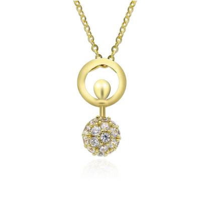 China Fashion Fashion Gold Plated Sterling 925 Necklace Silver Silver Chain Necklace for sale