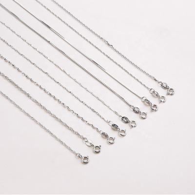 China 925 Sterling Silver Women Men Chain Hot 925 Sterling Silver Factory Sale Man Chains Jewelry Stamp Oem Acceptable for sale