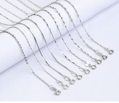 China 925 Sterling Silver Stamp Factory Direct Sale Mens Womens 925 Sterling Silver Chains Latest for sale