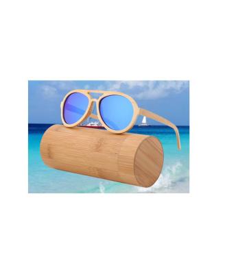 China Wooden Bamboo Sunglasses 2021 High Quality Low Price Bamboo Sunglasses Handmade Retro Sunglasses Polarized Logo Sunglasses Customized for sale