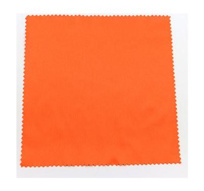 China Orange Microfiber Monocle Cleaning Cloth Eyewear Cloth Color Microfiber Lens Cleaning Cloth and Pouch for sale