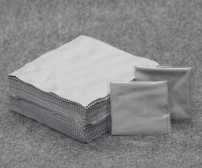 China Eyewear Accessories 15*15cm 15*18cm Glass Screen Microfiber Gray Eyeglasses Clearance Cleaning Cloths for sale