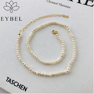 China Bureau/Career 2021 European and American Statistical Institute Best Jewelry For Women S925 Sterling Silver Baroque Pearl Necklaces for sale