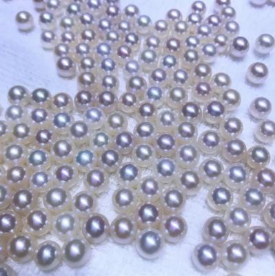 China Wholesale Freshwater Pearl Cultured Freshwater High Gloss 2-12.5mm Hole 5AAAAA Round Shape Grade Jewelry Tahitian Pearl Loose Beads for sale