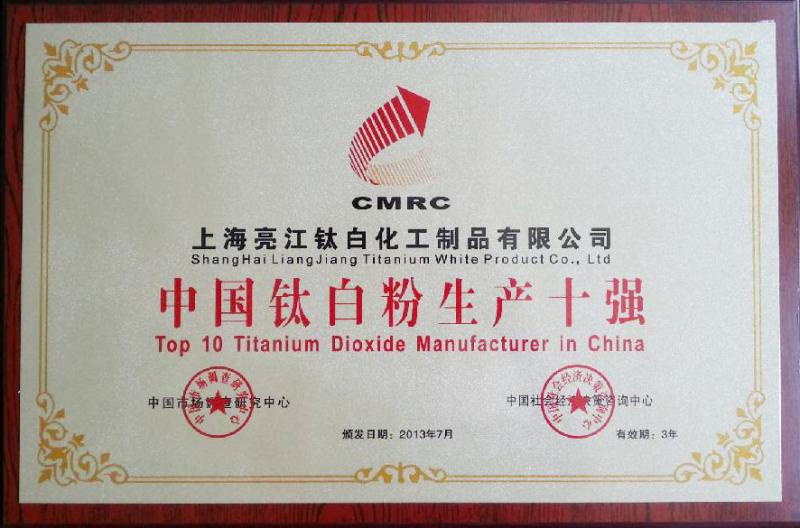 Top 10 Titanium Dioxide Manufacturer in China - Shanghai Liangjiang Titanium White Product Co., Ltd.