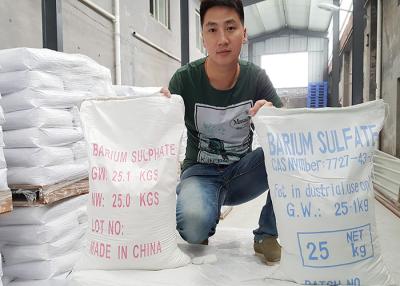 China Specific Gravity 4.1-4.3 Barite Powder For Weighting Agent CAS No. 7727-43-7 for sale