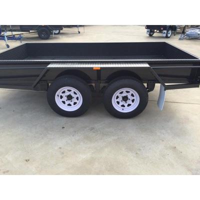 China 4500 KG Loading 10x6 Tandem Box Trailer Heavy Duty With Brake for sale