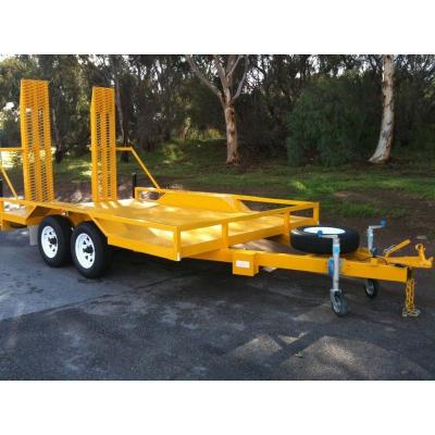 China 3200 KG 8x5 Tandem Plant Trailer , Heavy Duty Equipment Trailers For Transport for sale