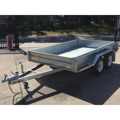 China 10x6 Hot Dipped Galvanized Tandem Trailer 2000KG for sale