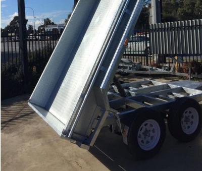 China 8x5 Galvanised Tandem Tipper Trailer 3200KG for sale