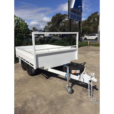 China Customized Tray Top Trailer  8x5 Tandem Trailer With Or Without Sides for sale