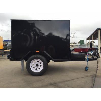 China Single Axle 7 X 5 Enclosed Trailer Furniture Vans Trailer For Camper / Moving for sale