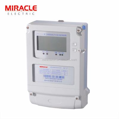 China Multi-function LCD Three-phase Display Smart Digital Electricity Meter for sale